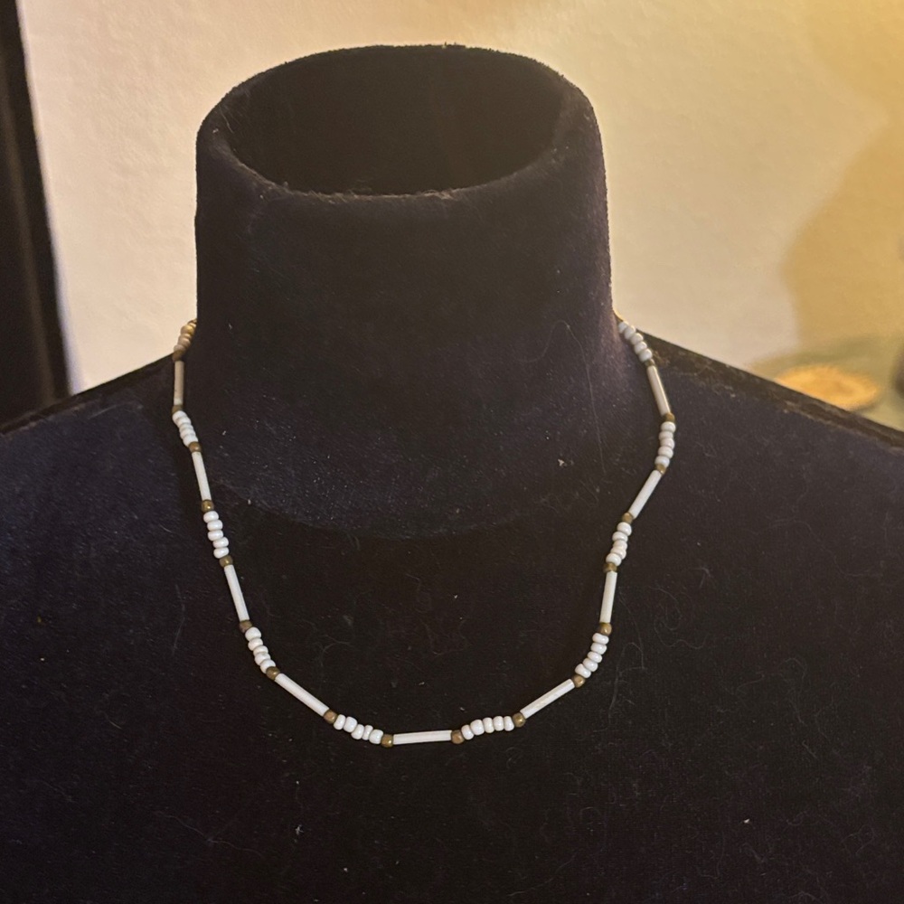 Vintage Morse Code Necklace Couture